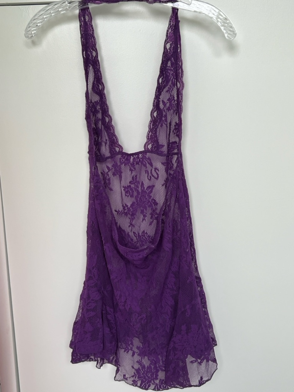 Victoria's Secret Purple Lace Chemise - Picture 3 of 4